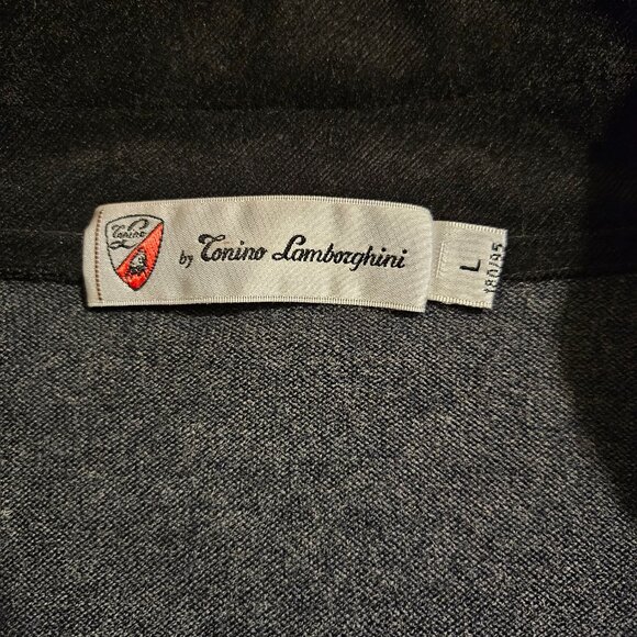 Tonino Lamborghini Men's Pull Over Wool Sweater - Size L - Picture 4 of 7